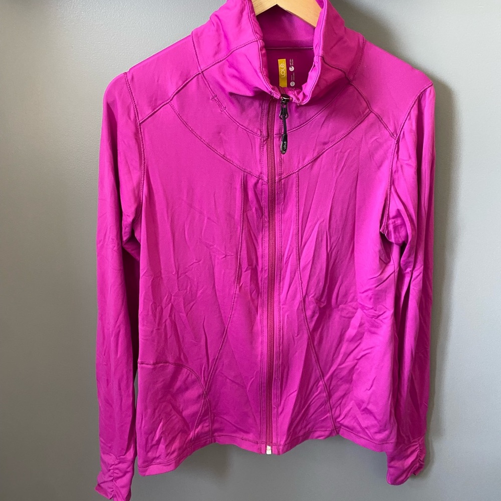 LOLE | Hot Magenta Full Zip Jacket Like New Size Large